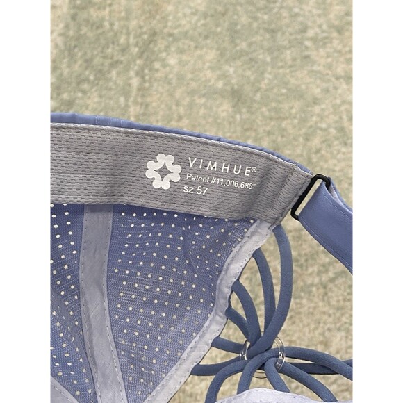 Vimhue High Ponytail Hat Cap Sz 57 Blue Periwinkle Active Pickleball Tennis - Picture 4 of 6